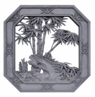 竹（八边形镂空）