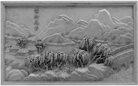 关中八景之灞柳风雪